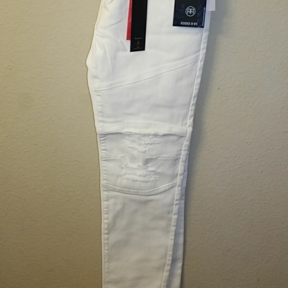 🆕️Pure White Denim distress Jean's 30W - Picture 12 of 12